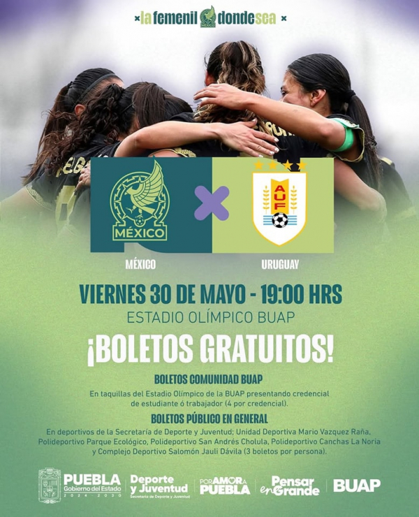 Partido Amistoso Selección Nacional de Futbol Femenil &quot;la femenil&quot; Vs Uruguay